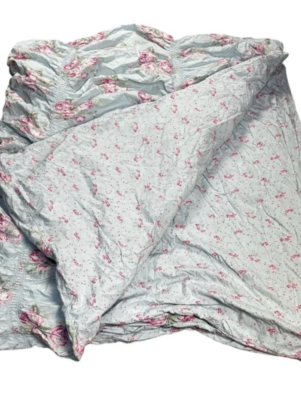 Simply Shabby Chic - Cabbage Rose Ruffled Duvet Cover